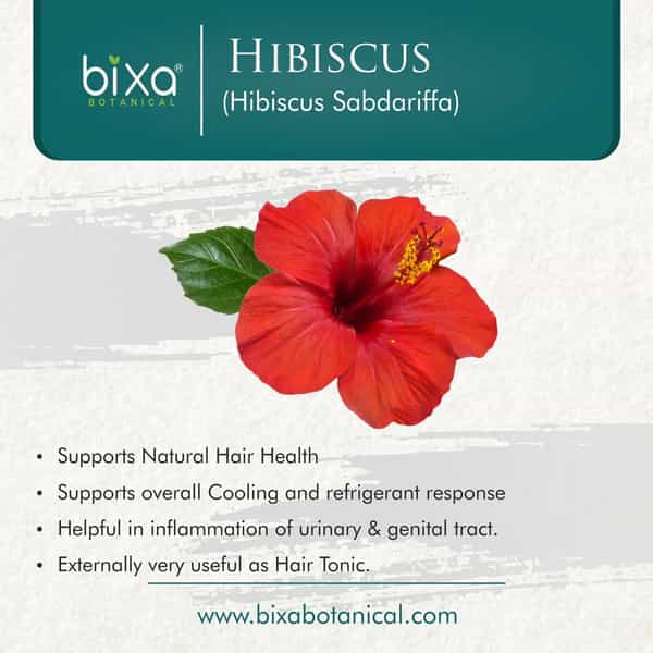 Bixa Botanical Hibiscus Flower Powder(Hibiscus Sabdariffa)-Supports Natural Hair Health(200G)
