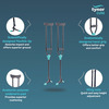 Tynor Skipper Axilla Crutch 75 Kg Black Universal 1 Pair