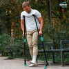 Tynor Skipper Axilla Crutch 75 Kg Black Universal 1 Pair
