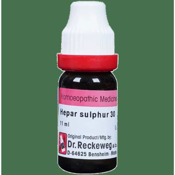 Dr. Reckeweg Hepar Sulphur Dilution 30 Ch 11 Ml