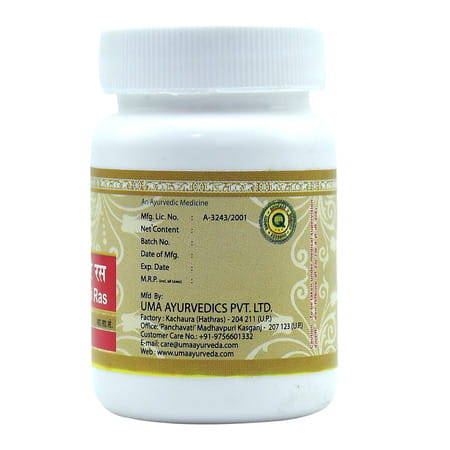 Uma Ayurveda Ardhangvatari Ras Ayurvedic Tablets 80 Tab