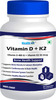 Healthvit Vitamin D-400 Iu With Vitamin K2-55mcg For Bone Health Support- 60 Capsules