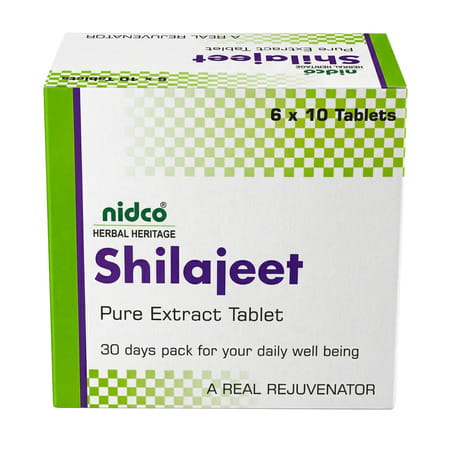 Nidco Shilajit Tablets (60 Tabs)