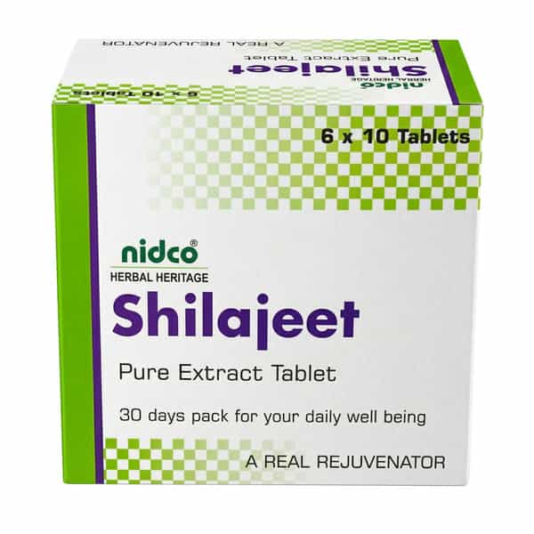 Nidco Shilajit Tablets (60 Tabs)