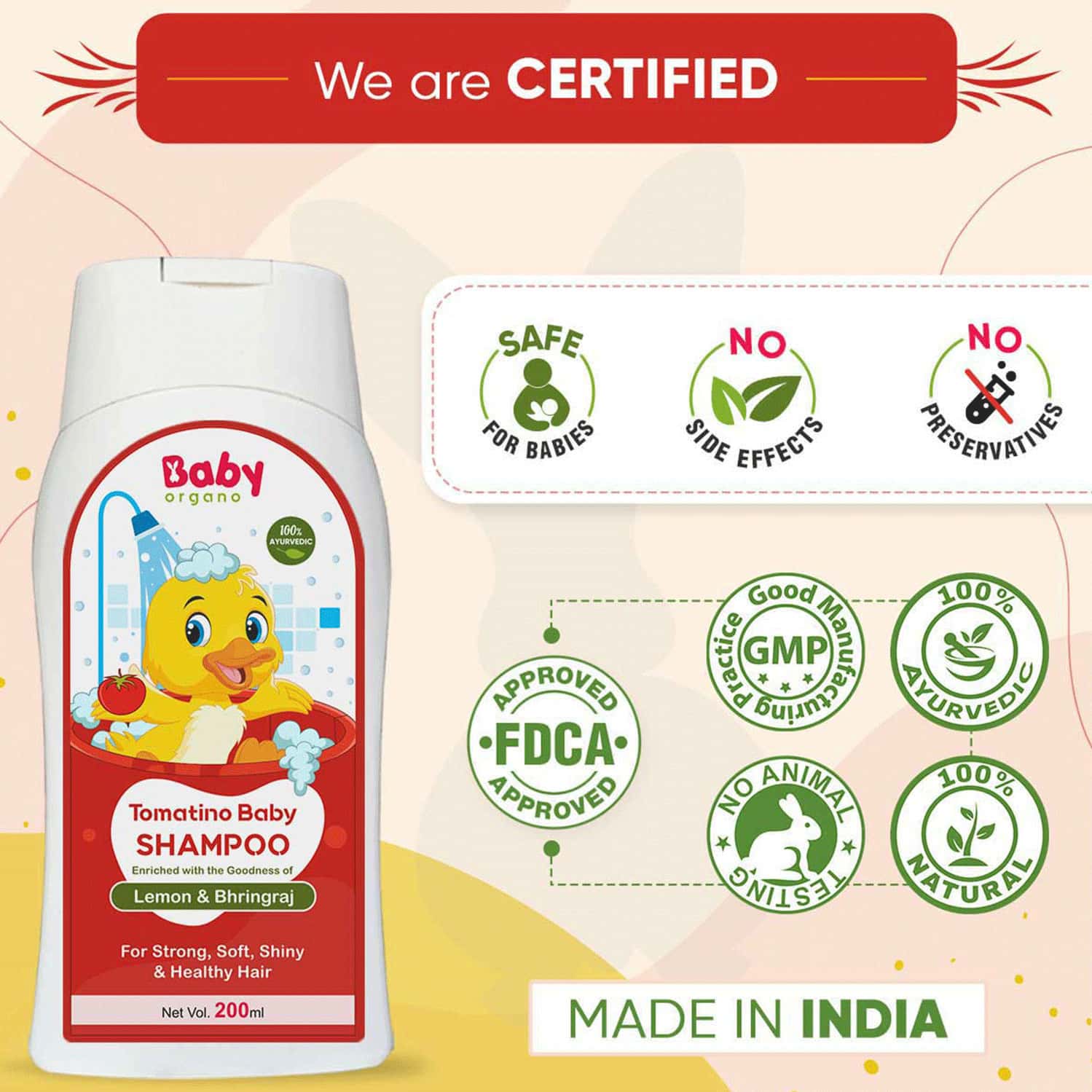 Buy TOMATINO BABY SHAMPOO FOR SILKY HAIR IN KIDS 200 ML