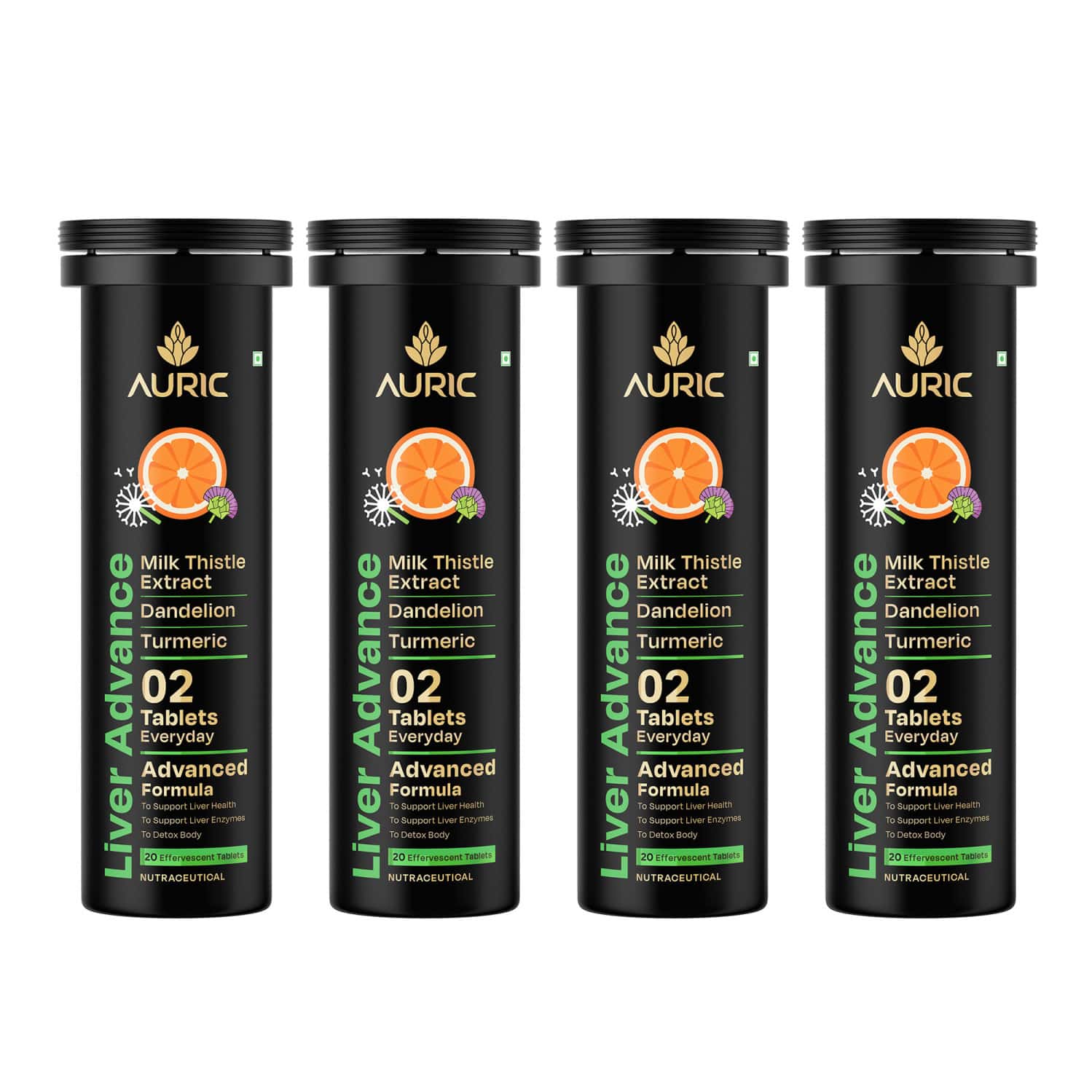 Auric Liver Advance Effervescent | 80 Tablets