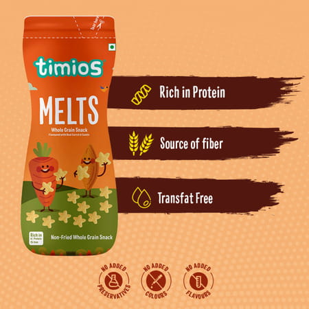 Timios Melts - Carrot And Cumin 50g