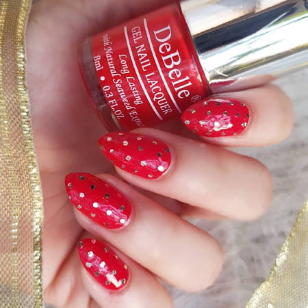 Debelle Gel Nail Polish Combo Set Of 3 Sirius [Scarlet Red] - 24 Ml (8 Ml Each) Rakhi Gifts