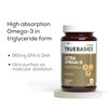Truebasics Ultra Omega Enriched With 1250 Mg With 425Mg Epa & 325Mg Dha & Vitamin E - 30 Softgels