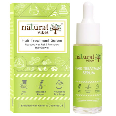 Natural Vibes Hair Treatment Serum 30 Ml With Onion & Coconut