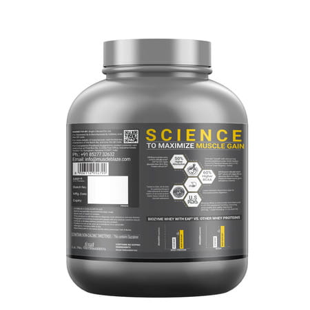 Muscleblaze Biozyme Performance Whey Protein | Kesar Thandai | 2Kg & Creatine Monohydrate | Combo