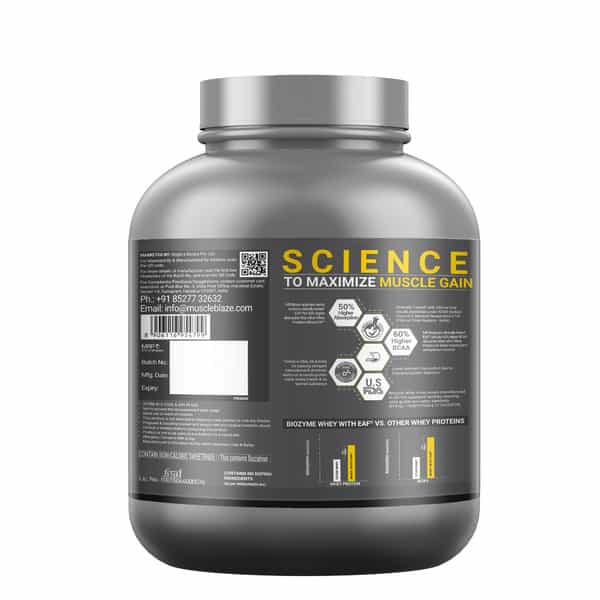 Muscleblaze Biozyme Performance Whey Protein | Kesar Thandai | 2Kg & Creatine Monohydrate | Combo