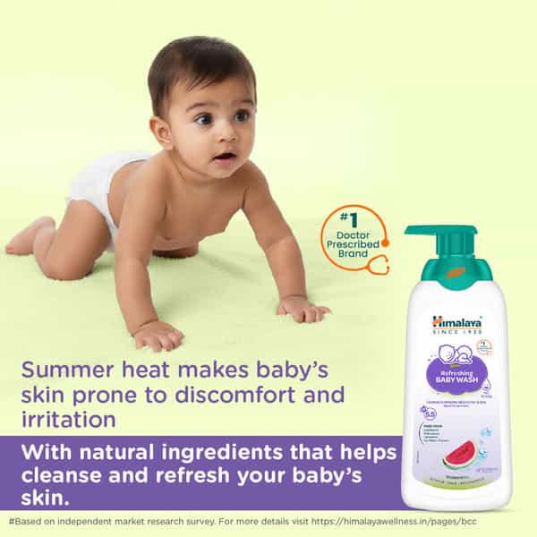Himalaya Baby Refreshing Baby Wash Bottle Of 400 Ml