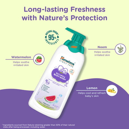 Himalaya Baby Refreshing Baby Wash Bottle Of 400 Ml