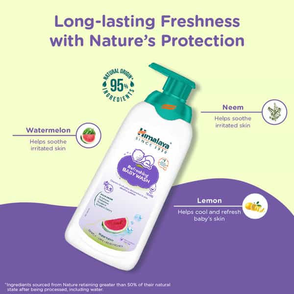 Himalaya Baby Refreshing Baby Wash Bottle Of 400 Ml
