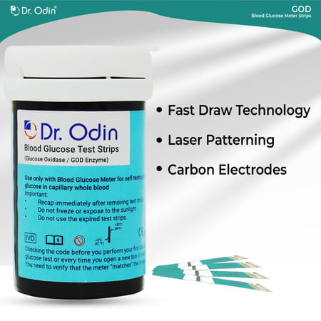 Dr. Odin Blood Glucose Monitoring System Strip God-Gls-73 (50 Strips)