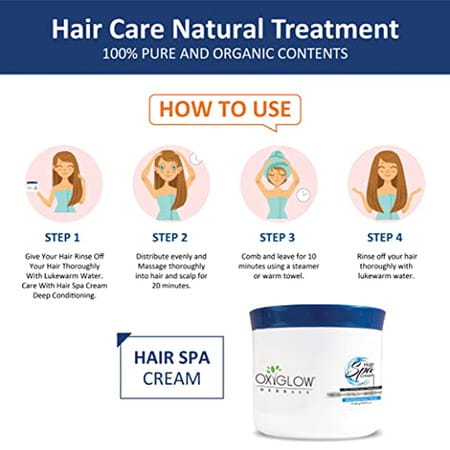 Oxyglow Herbals Hair Spa Cream|Revitalizes Dry Scalp|Nourishment (250grams)