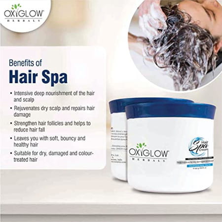 Oxyglow Herbals Hair Spa Cream|Revitalizes Dry Scalp|Nourishment (250grams)