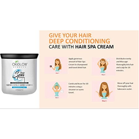 Oxyglow Herbals Hair Spa Cream|Revitalizes Dry Scalp|Nourishment (250grams)