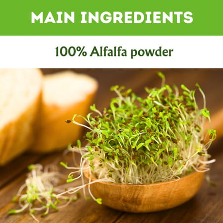 Herbal Hills Alfalfa Powder Pure & Natural Supports Nutrition 1kg Powder