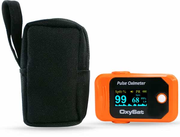 Oxysat - Finger Tip Pulse Oximeter With 2 Batteries 18 Months Warranty