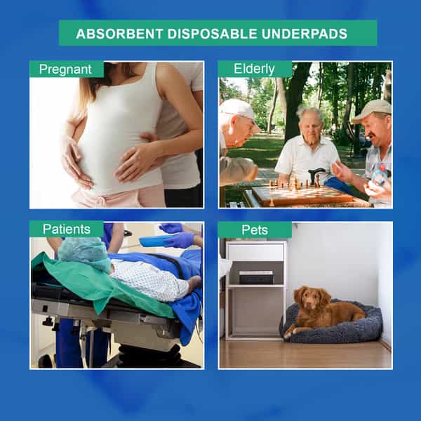 Arokleen 90 X 60 Cm Patient Disposable Underpads Super Absorbent Polymer 10Pcs (Pack Of 3)