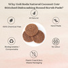 Goli Soda Natural Coconut Coir Round Stitched Dishwashing Scrub Pads - Pack Of 6 Scrubs