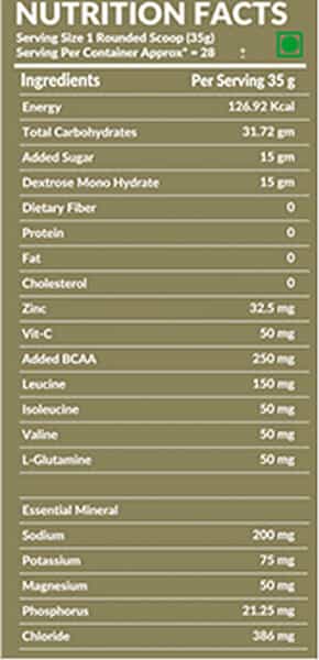 Electrofizz Isotonic Energy Drink Powder For Endurance Sports & Fitness Activities 1 Kg Jar - Peach