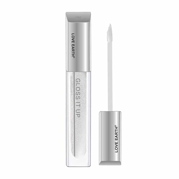 Love Earth Liquid Lip Gloss Love Magnet For Soft & Dewy Lips (Silver Glitter) 3Ml