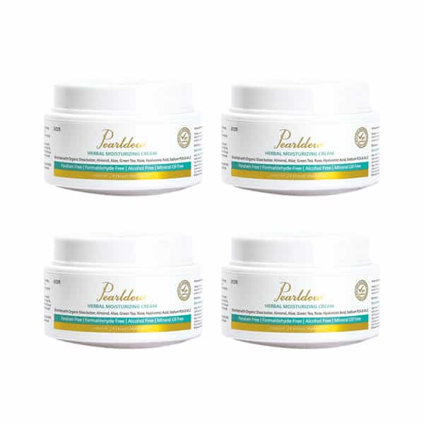 Pearldew Herbal Moisturizing Cream 50 Gm | With Avocado & Butters (Pack Of 2)
