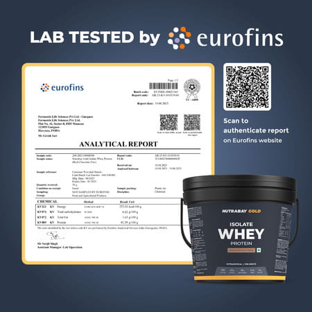 Nutrabay Gold Whey Protein Isolate Powder - Rich Chocolate Creme | 25g Protein | 4kg