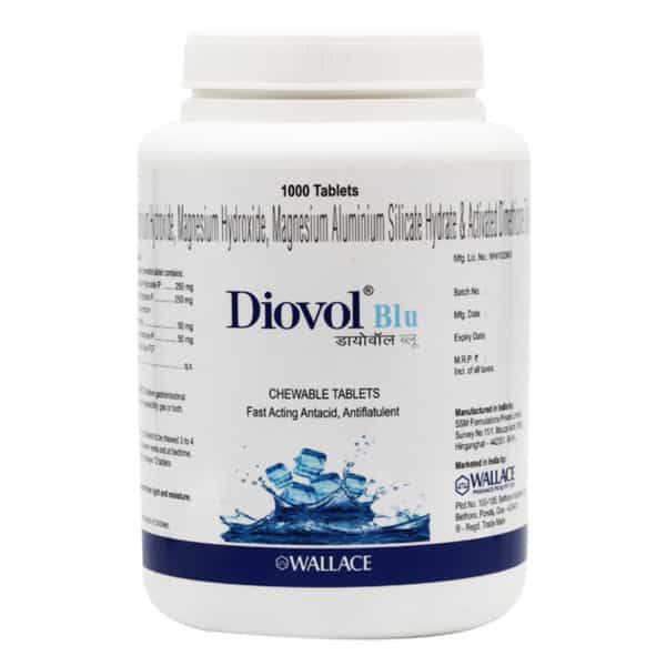Diovol Blu Chewable Tablet 1000'S