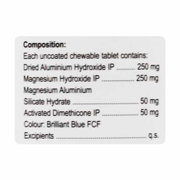 Diovol Blu Chewable Tablet 1000'S