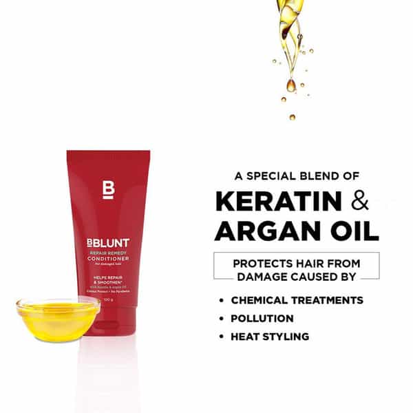 Bblunt Repair Remedy Conditioner For Damaged Hair - 100 Gm