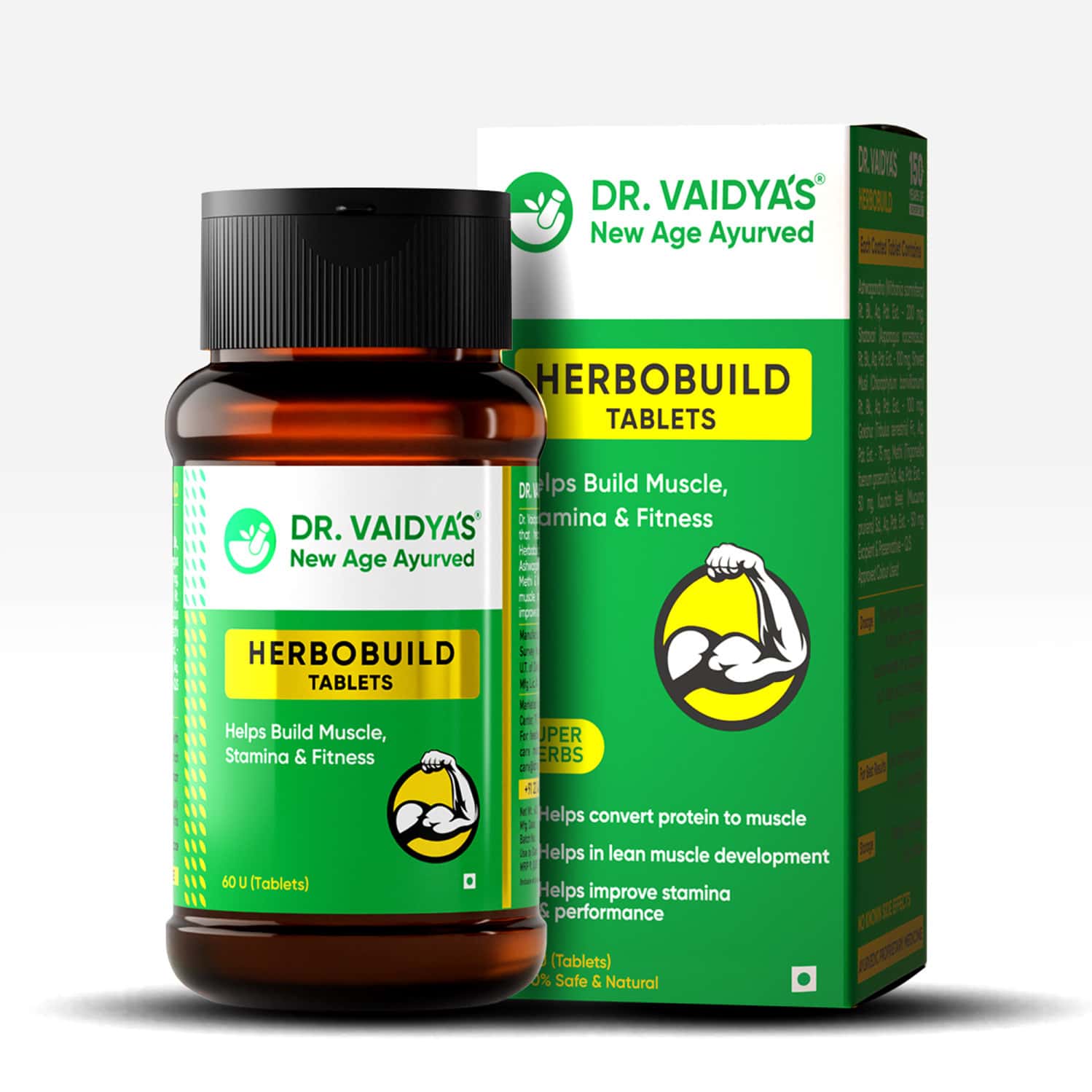 Dr. Vaidya's Herbobuild - 60 Tablets