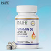 Inlife Vitamin D3 600 Iu Cholecalciferol Supplement With Coconut Oil For Men & Women - 60 Capsules