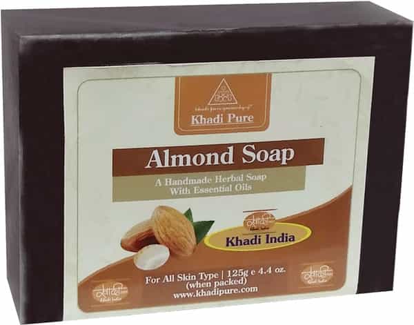 Khadi Pure Herbal Almond Soap - 125G ( Set Of 2)