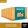 Medimade Licorice & Mulberry Premium Soap - 100 Gm X 5 ( Pack Of 5 )
