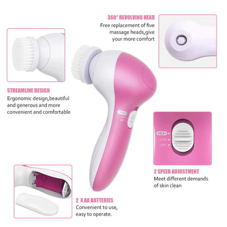 Nutriglow Natural'S Advanced Pro Formula Diamond Radiance Facial Kit 60gm With 5 In 1 Face Massager