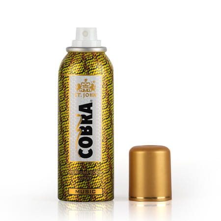St.John Cobra True Men & Music 100ml Each No Gas Deodorant For Men Pack Of 2