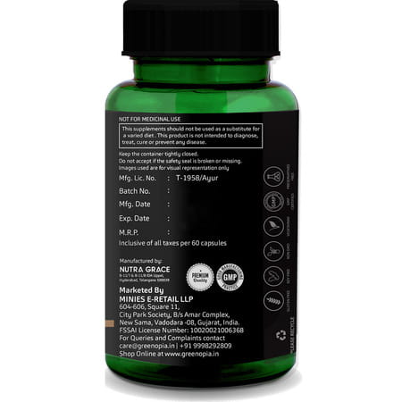 Greenopia Fenugreek Oil 60 Liquid Filled Vegetarian Capsules