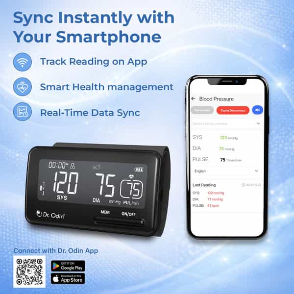 Blood Pressure Monitor Obp201bt With Bluetooth