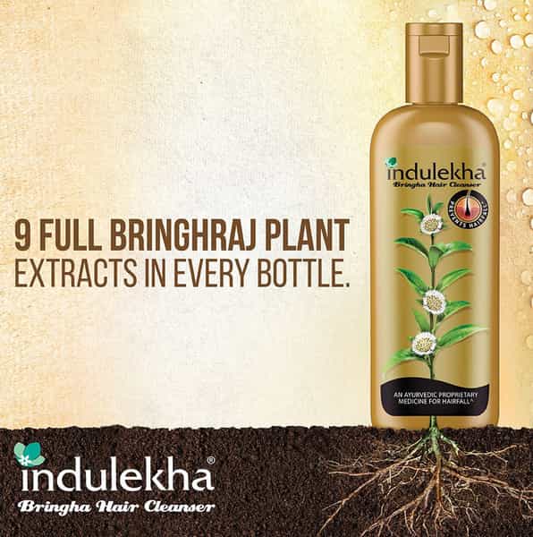 Indulekha Bringha  Anti-Hairfall Shampoo  Bottle Of 200 Ml