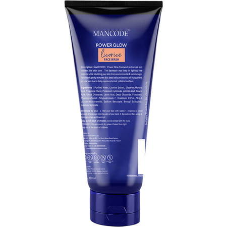 Mancode Power Glow Licorice Face Wash 100Ml