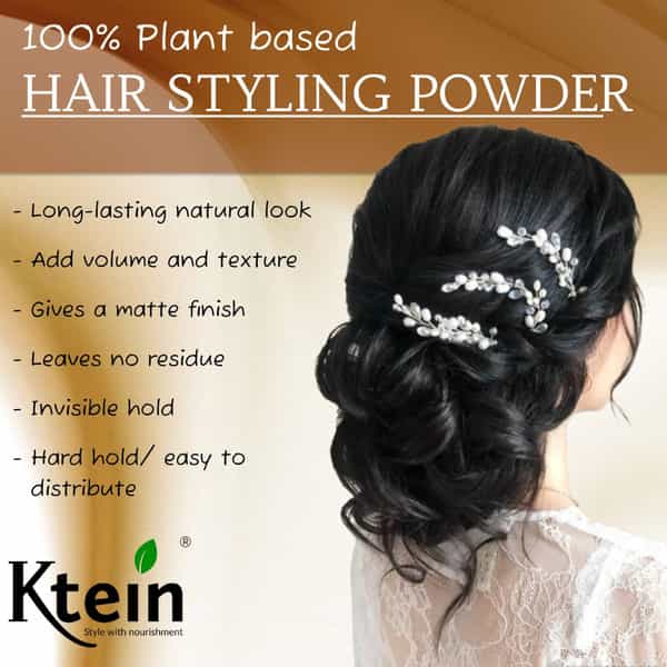 Ktein Natural 100% Plant Based Hair Styling Powder (15G)
