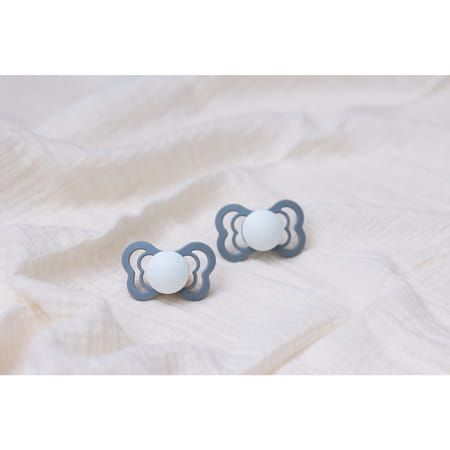 Bibs Couture 2 Pack Latex Size 1 Sage Glow/Cloud Glow - 0+ Months