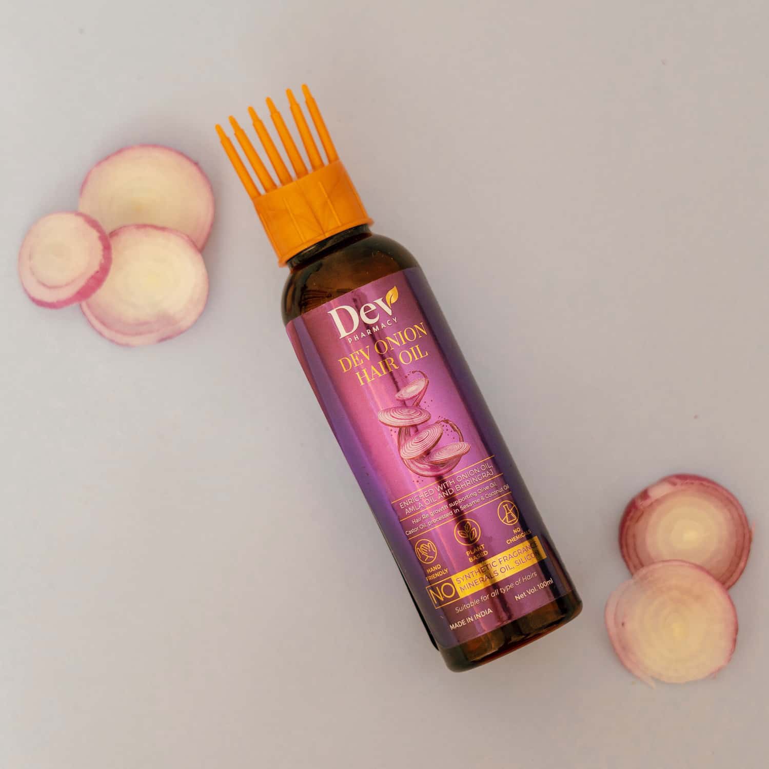 Buy DEV ONION HAIR OIL HERBAL HAIR OIL FOR HAIR GROWTH & REDUCES