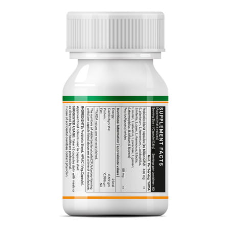 Inlife Prebiotic And Probiotics Forte Supplement For Men & Women-60 Veg Capsules