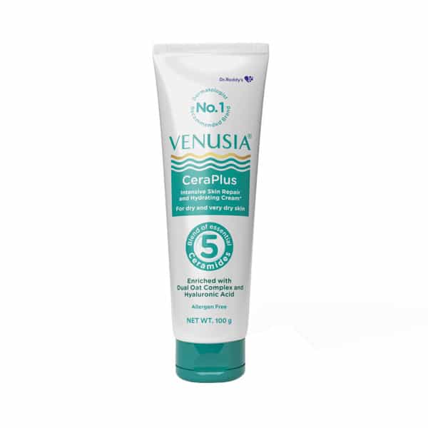 Venusia Ceraplus Intensive Skin Repair And Hydrating | For Dry And Very Dry Skin | Cream | 100 Gm