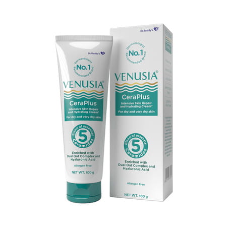 Venusia Ceraplus Intensive Skin Repair And Hydrating | For Dry And Very Dry Skin | Cream | 100 Gm